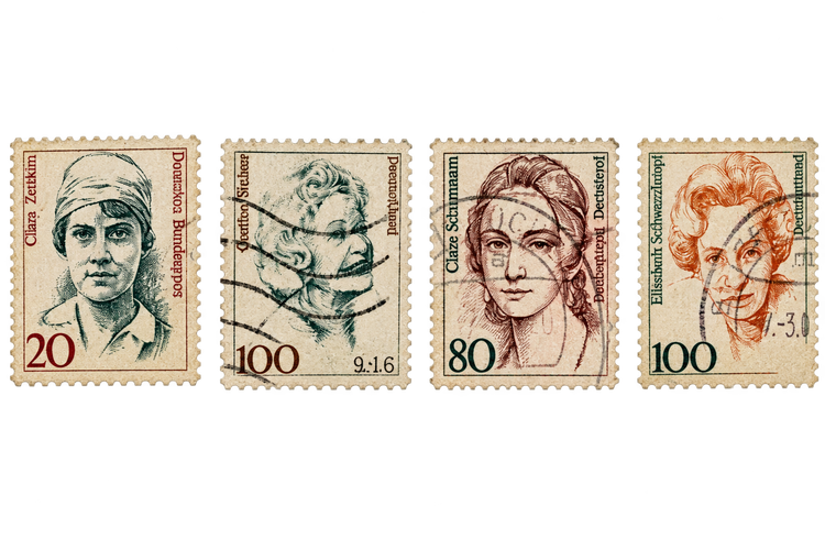 چهار چهره بر تمبرهای شرقی - Four Eastern Portrait Stamps - 2