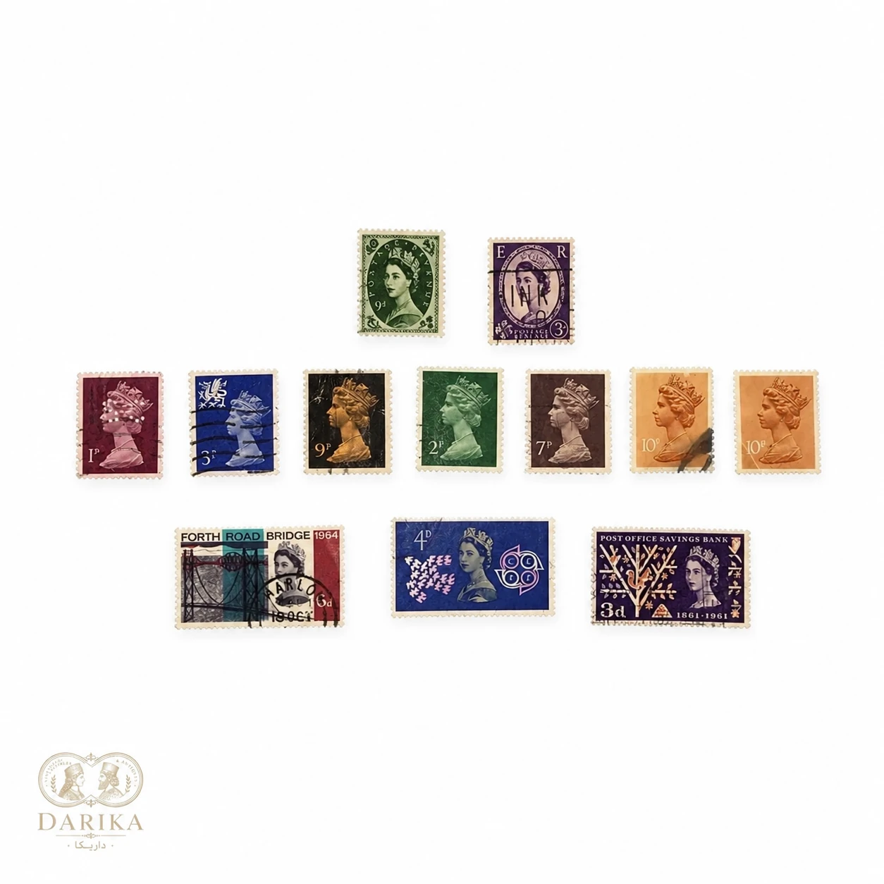 ملکه الیزابت دوم و یادبودهای پستی - Queen Elizabeth II and Postal Anniversaries - 2